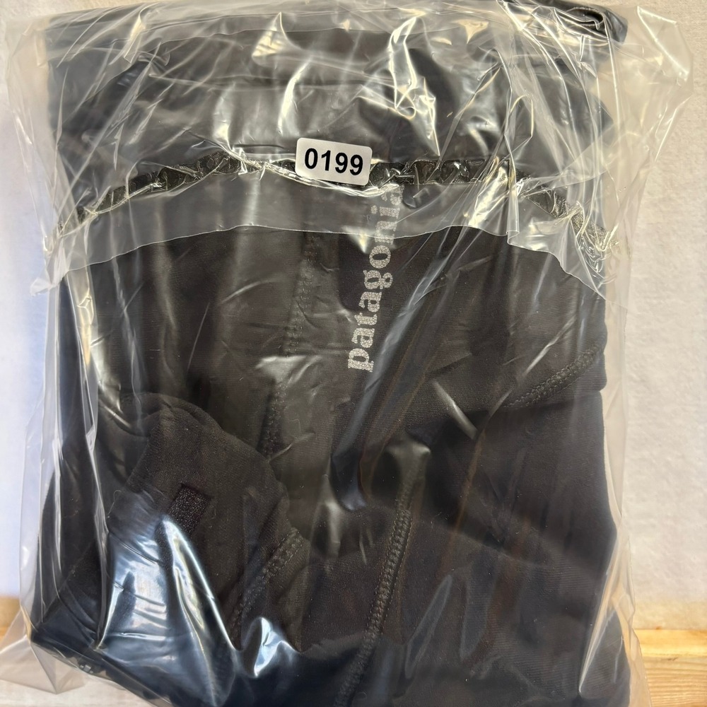 Patagonia Running Tights Mens Large 32x29 Black Pocket Athletic Leggings Jogging - Picture 8 of 8